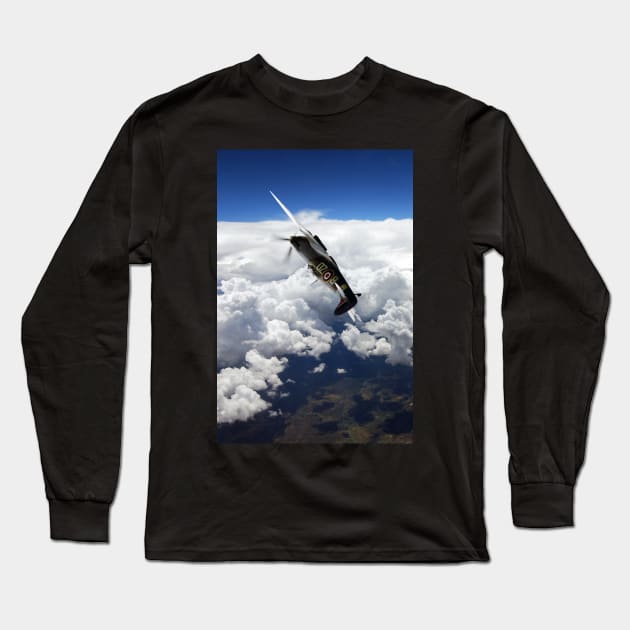 Flying With A Legend Long Sleeve T-Shirt by aviationart